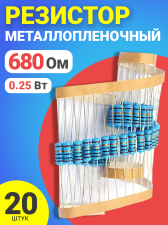 �������� ���������������� 680 ��, 0.25 �� 1%, ��� �������, 1 ��������, 20 ����