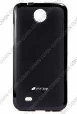 ����� ����������� ��� HTC Desire 300 Melkco Poly Jacket TPU (Black Mat)