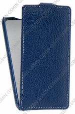 ������� ����� ��� HTC One Mini / M4 Sipo Premium Leather Case - V-Series (�����)