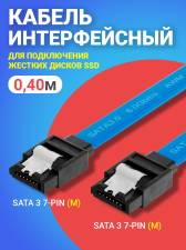 ������ ������������ GSMIN CB-68 SATA 3 7-pin (M) - SATA 3 7-pin (M) ��� ����������� ������� ������ SSD 0.4� (�����)
