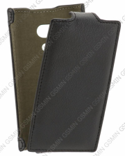 ������� ����� ��� Sony Xperia Acro S / LT26w Redberry Stylish Leather Case (׸����)