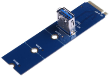 ������� ���������� GSMIN DP20 NGFF M.2 - USB 3.0 ��� PCI-E ��������������� (�����)