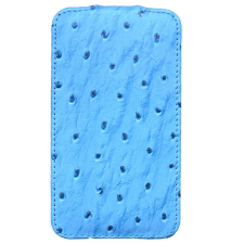 ������� ����� ��� Apple iPhone 3G/3Gs Melkco Leather Case - Jacka Type (Ostrich Print Pattern - Blue)