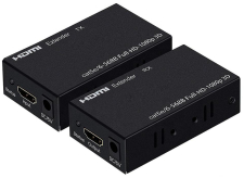 ���������� HDMI ������� �������� GSMIN CV-02 �� ����� ���� RJ45 UTP 5e/6 568B Full HD 1080p 3D (60 �) (������)