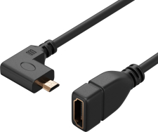 ������ ���������� ������� GSMIN AC22 ������� HDMI (F) - micro HDMI (M) 180 �������� 25 �� (������)
